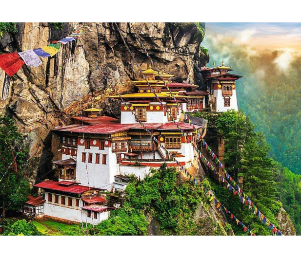 Trefl 2000 el Tygrysie gniazdo Bhutan - 479284 - zdjęcie 2